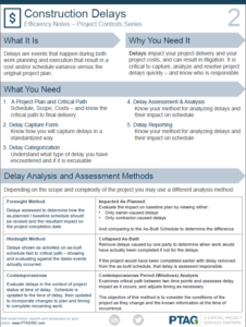 Construction Delays One Pager